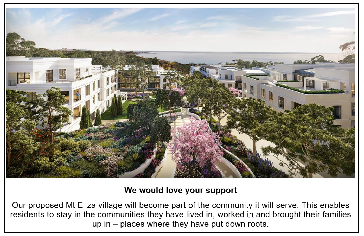 Ryman cuts out one tower in Mt Eliza plan following local consultation