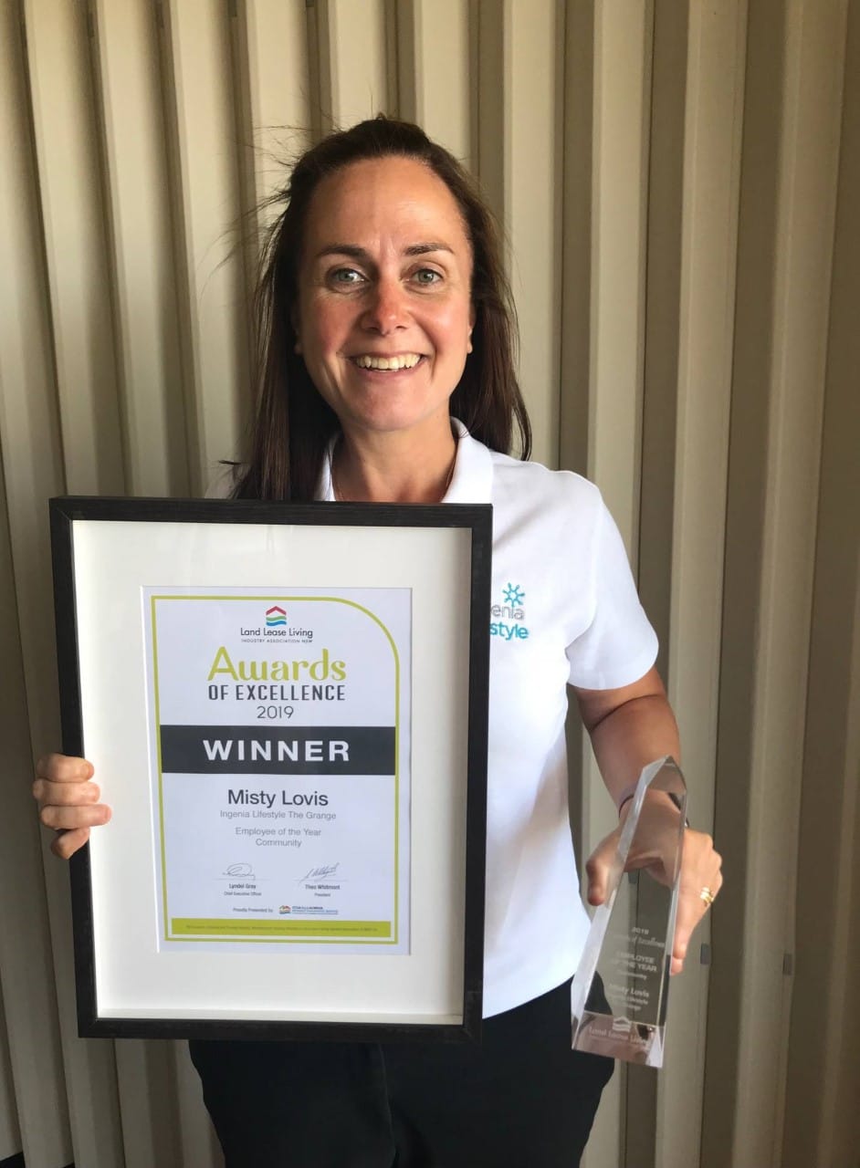 Ingenia Community Manager named Employee of the Year!