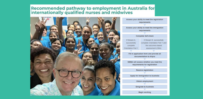 $10,000 to register an overseas trained aged care nurse as a Registered Nurse