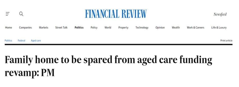 Opinion: the aged care sector still has cause for optimism