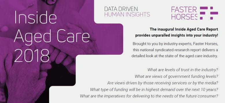 New study says only 18% of Australians have trust in our aged care industry