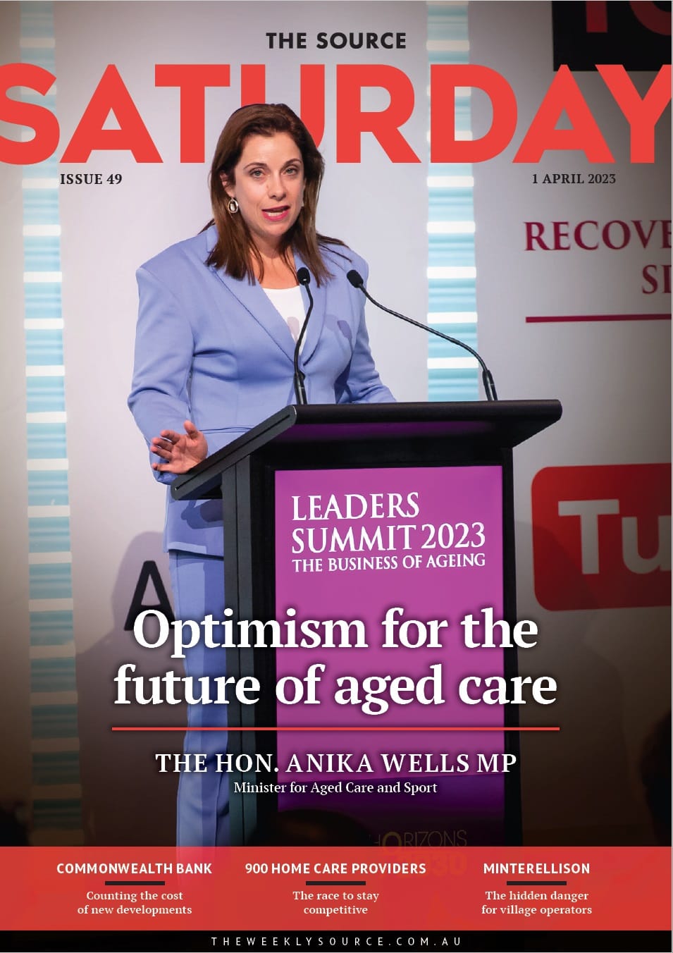 ISSUE 49 - The Hon. Anika Wells MP, Minister for Aged Care and Sport