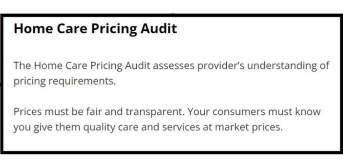 Aged care regulator launches home care pricing audits post image