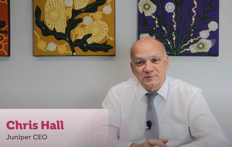 Chris Hall, CEO of Not For Profit WA RAC provider Juniper, announces retirement post image