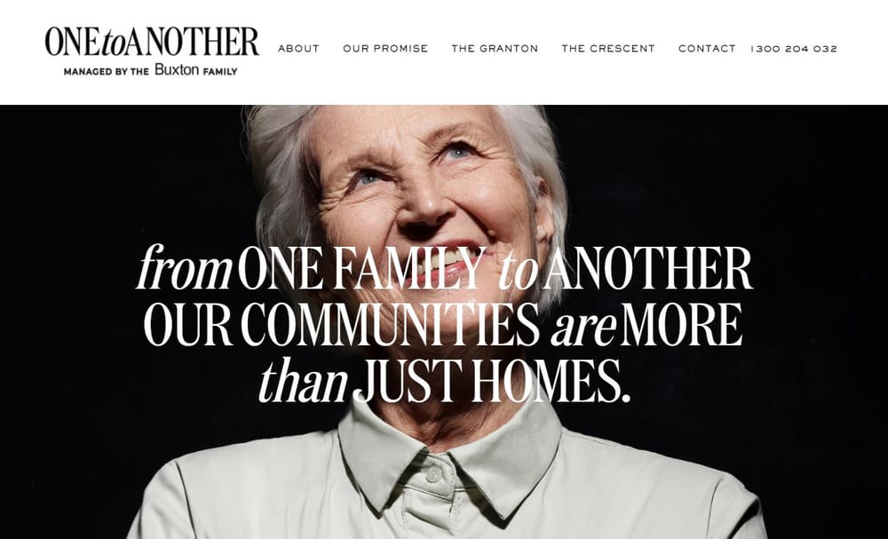 The Buxton family re-brands its retirement living business as ‘One to Another’ – five sales in the last six weeks post image
