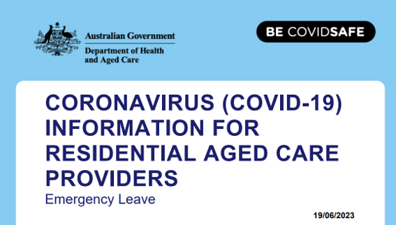 Emergency leave for aged care residents extended to 31 December 2023 post image