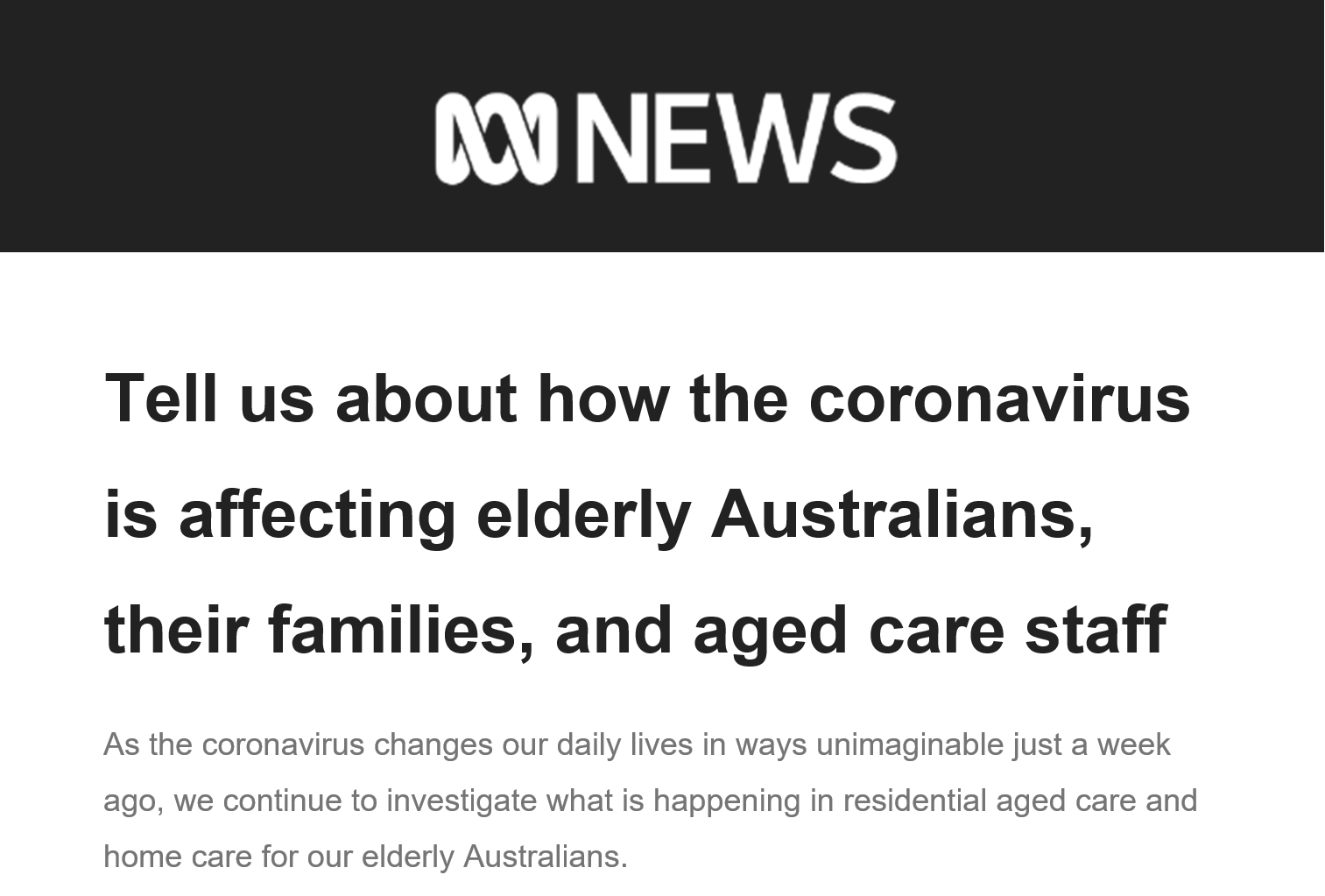 ABC and Anne Connolly trolling for ‘bad news’ is ‘contemptible’ post image