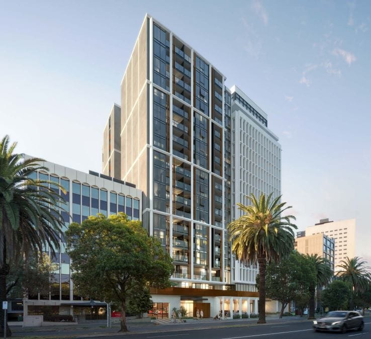 Australian Unity to top out on 18-storey $120M vertical village at inner-city Melbourne headquarters – priced from $650K to $4.5M post image