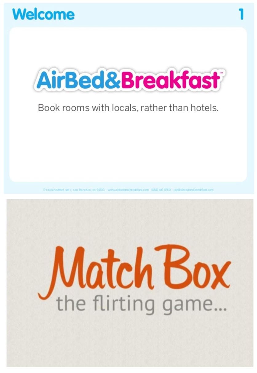 Great PowerPoint design resource, plus check out original Airbnb and Tinder funding pitch documents post image