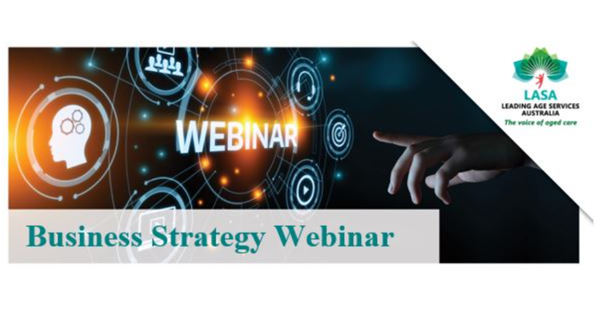Retirement Living Business Strategy Webinar – 60 minutes – next Tuesday post image