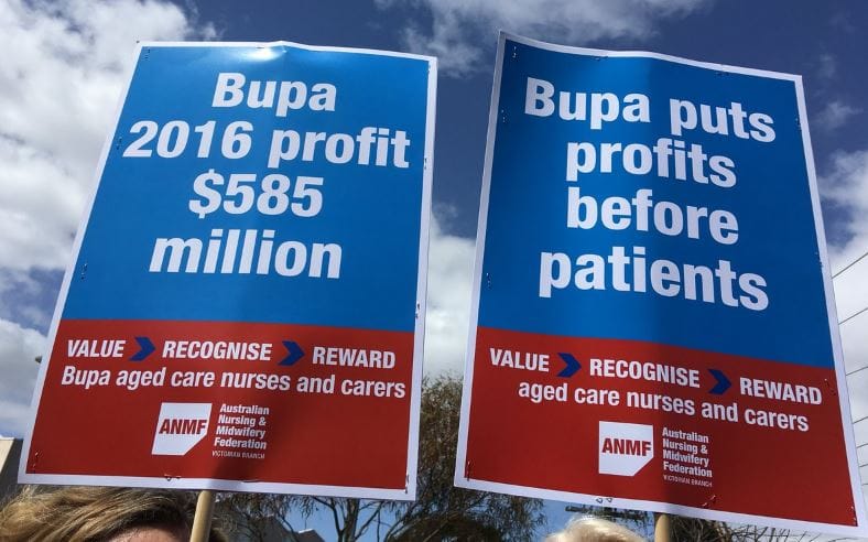 Bupa aged care workers in VIC reject 11% pay offer over three years post image