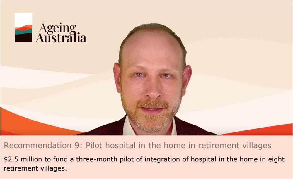 Hospital in the Home in retirement villages pilot: Ageing Australia’s Pre-Budget submission post image
