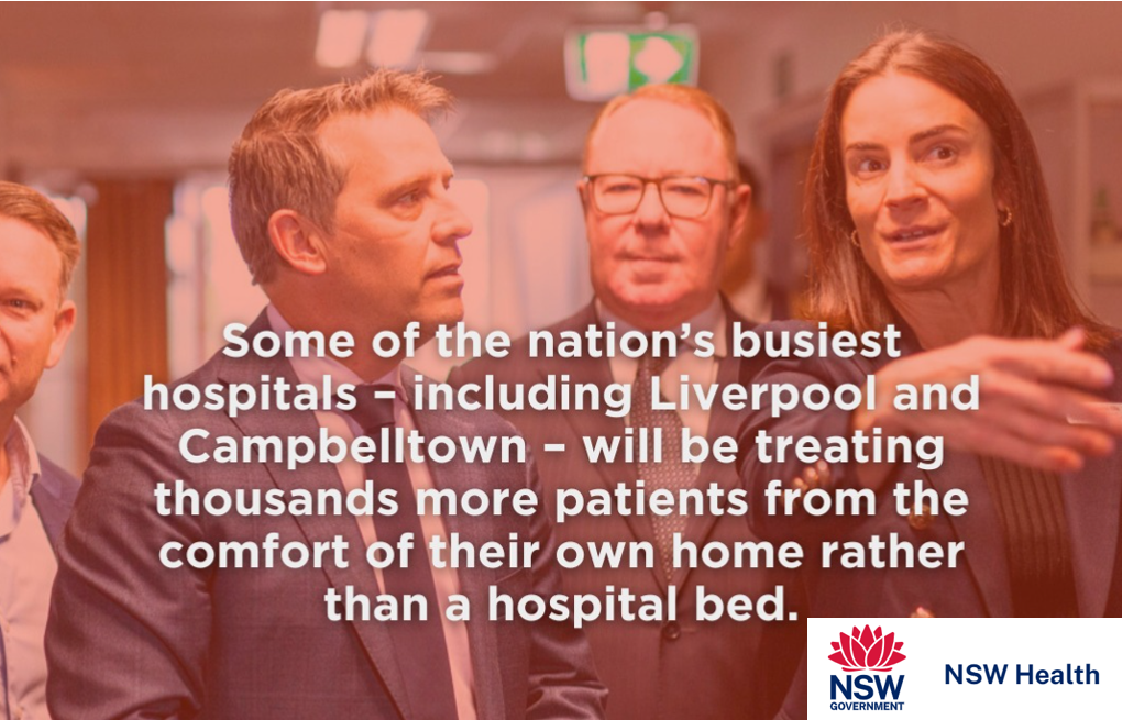NSW spends $31M for Hospital in the Home in Southwestern Sydney post image