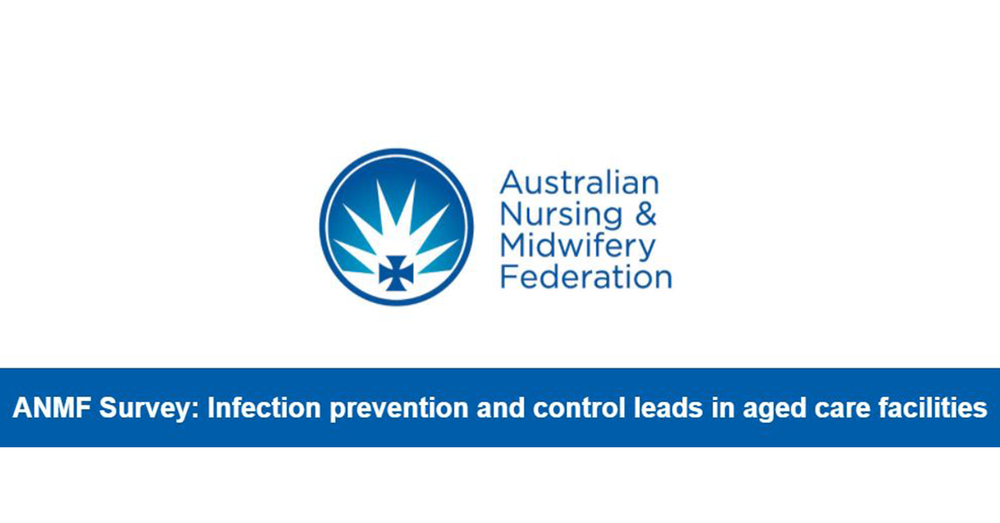 ANMF canvassing aged care staff on appointment of infection control leads in facilities post image