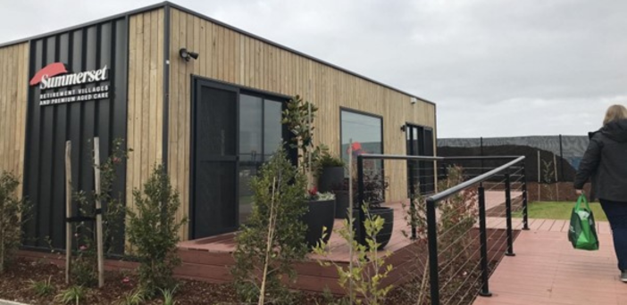 Summerset Group create history with a sales office built at its first village in Australia post image