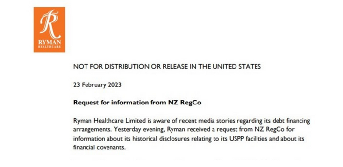 Ryman Healthcare being investigated by the New Zealand Stock Exchange regulator post image
