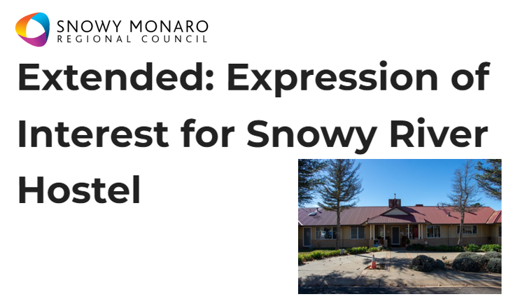 Snowy Monaro Regional Council extends EOI period for Snowy River Hostel repurposing post image