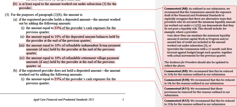 Reduce liquidity ratios for aged care providers: Ageing Australia's submission to Aged Care Quality and Safety Commission post image